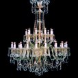 Copen Lamp, испанские классические люстры, купить в Испании люстру из бронзы и хрустальная люстра